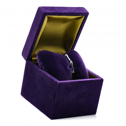 Gucci 18K White Gold Diamond Medium Bamboo Spring Bracelet 5 of 5