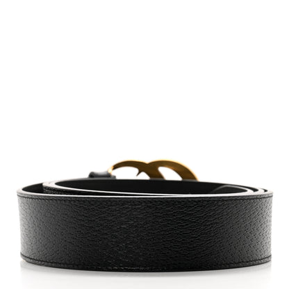 Gucci Textured Calfskin Double G 40mm Belt 105 42 Black 2 of 9