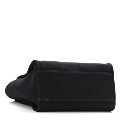 Chanel Mixed Fibers Large Deauville Tote Black 5 of 10
