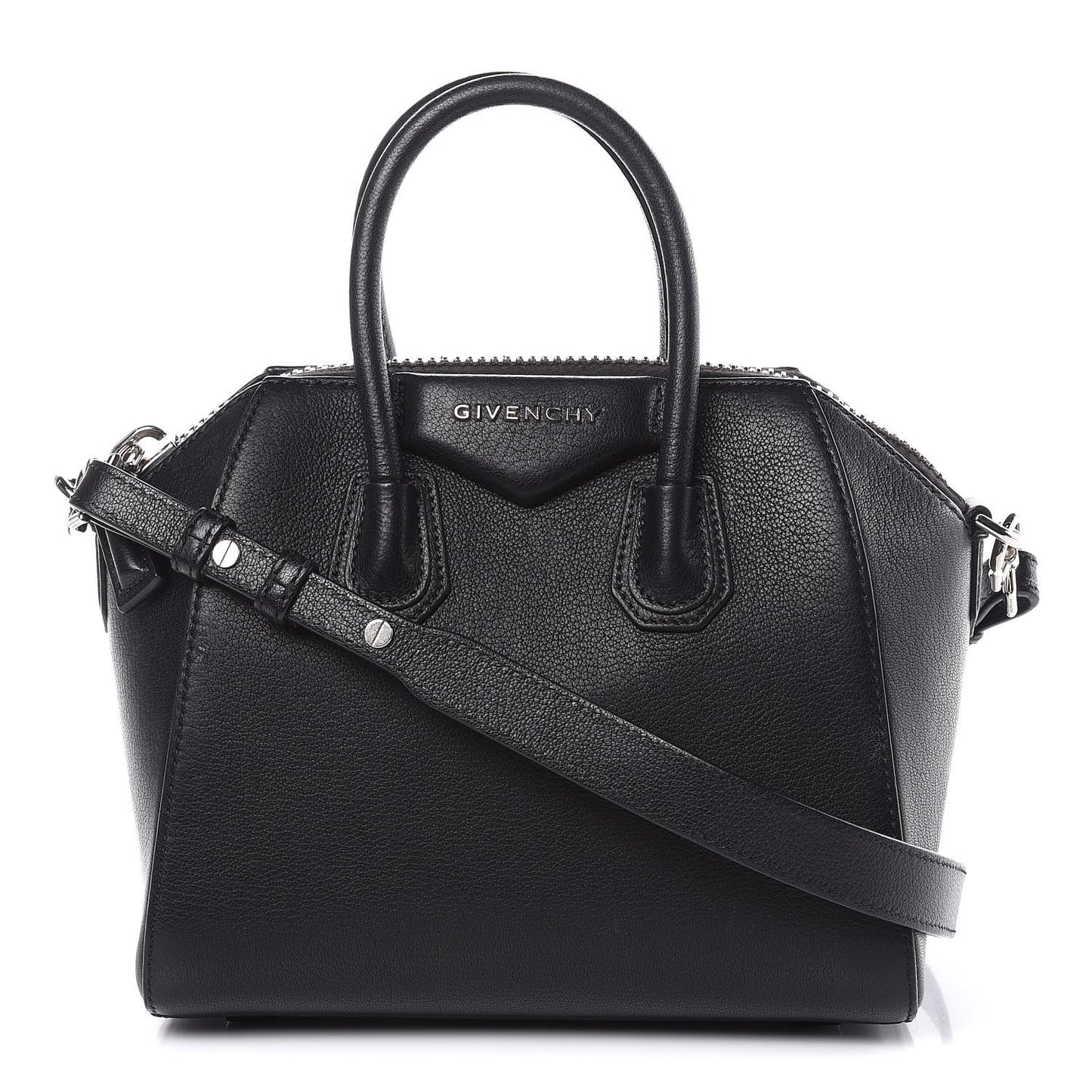 Sugar Goatskin Mini Antigona Black