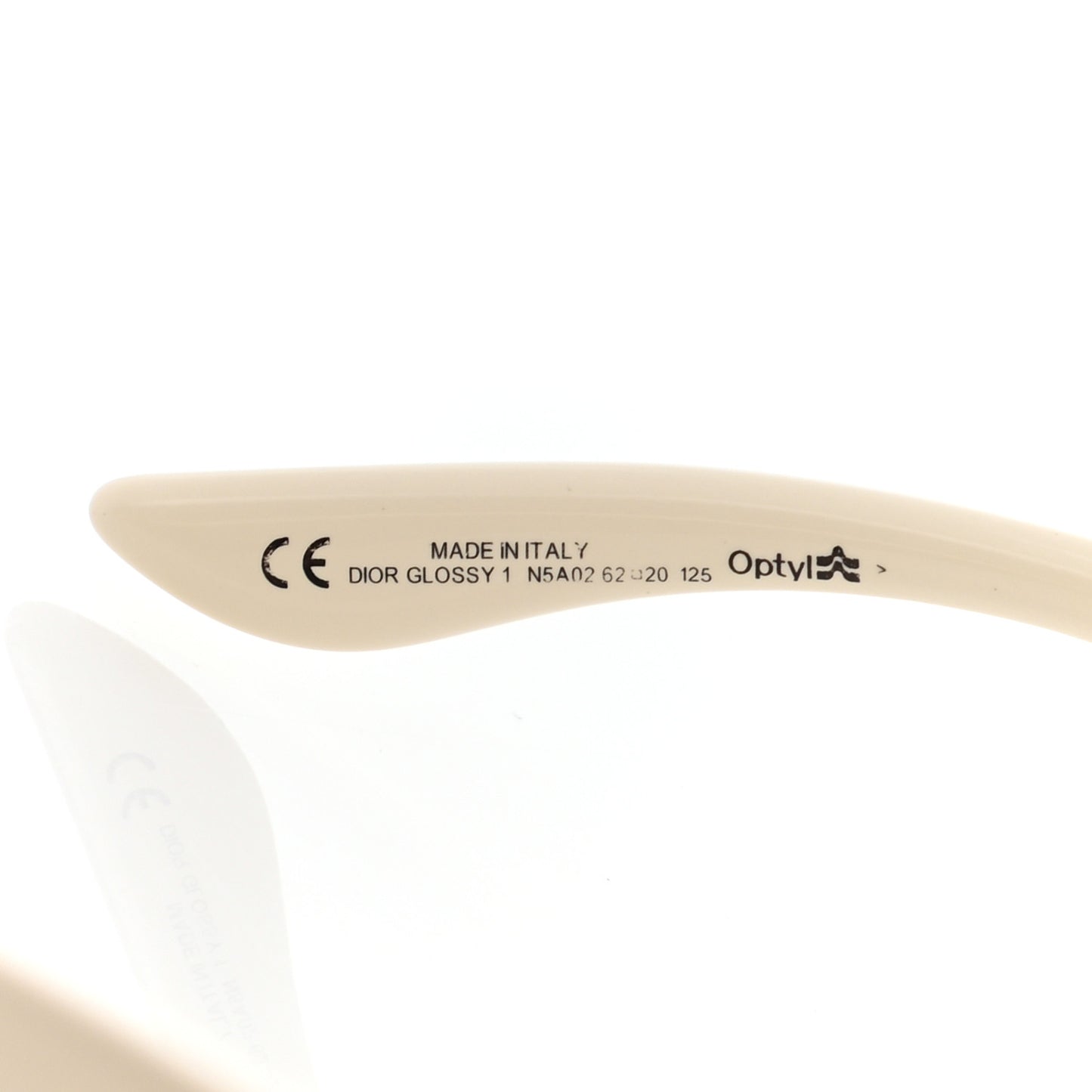 Glossy 1 Sunglasses White