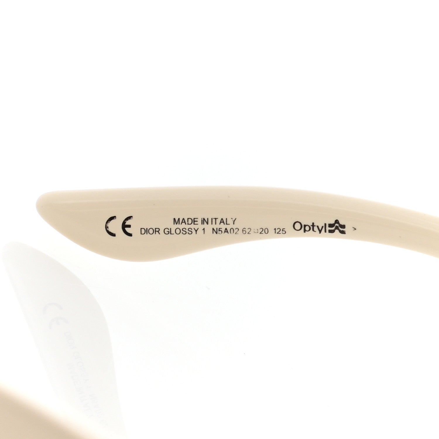 Christian Dior Glossy 1 Sunglasses White 5 of 8