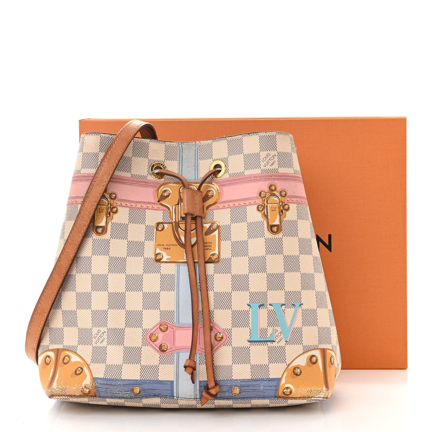 Damier Azur Summer Trunks Neonoe