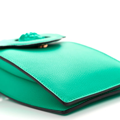 Versace Calfskin La Medusa Chain Crossbody Phone Pouch Turquoise 8 of 9