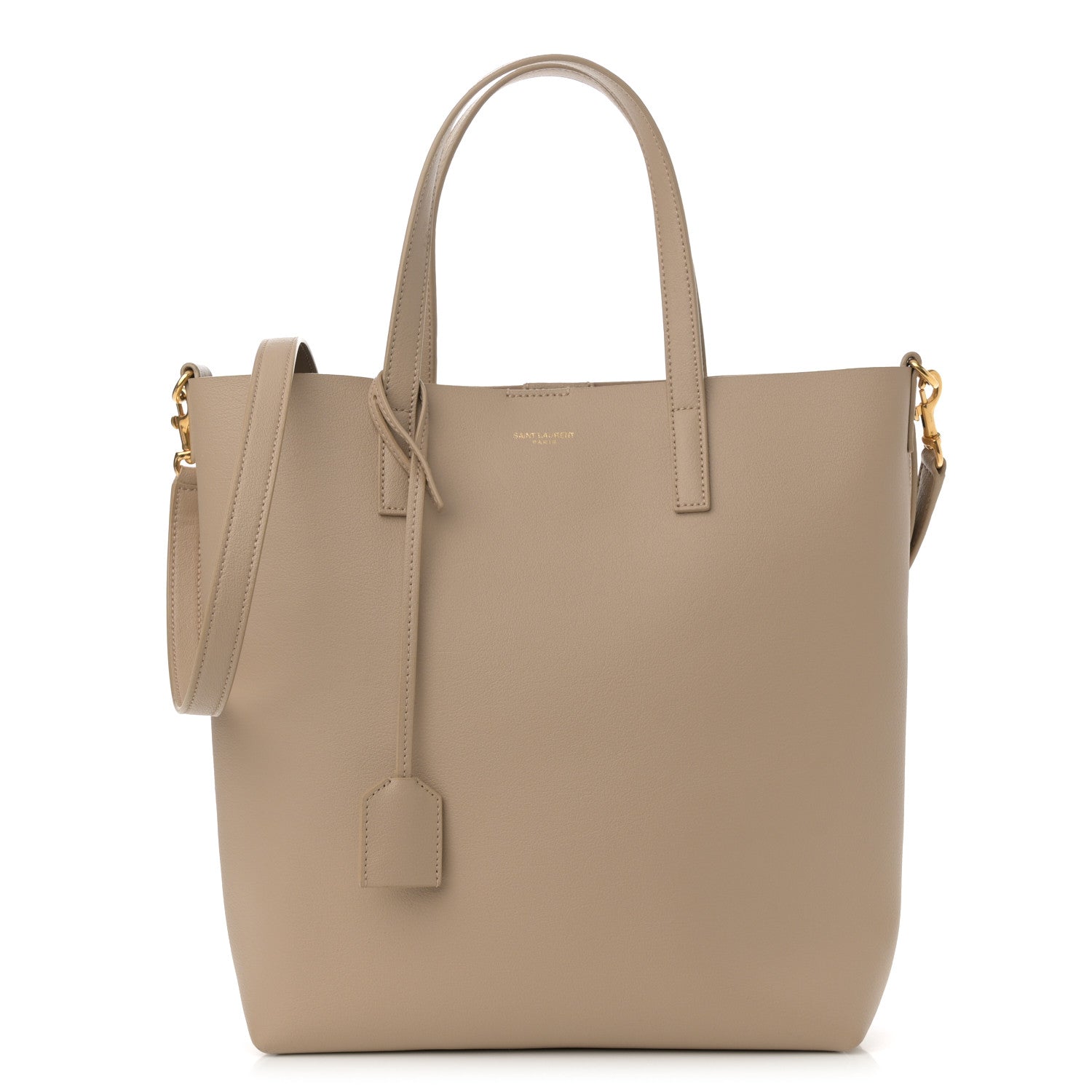 Saint Laurent Calfskin Toy Shopping Tote Nude Powder 1 of 12