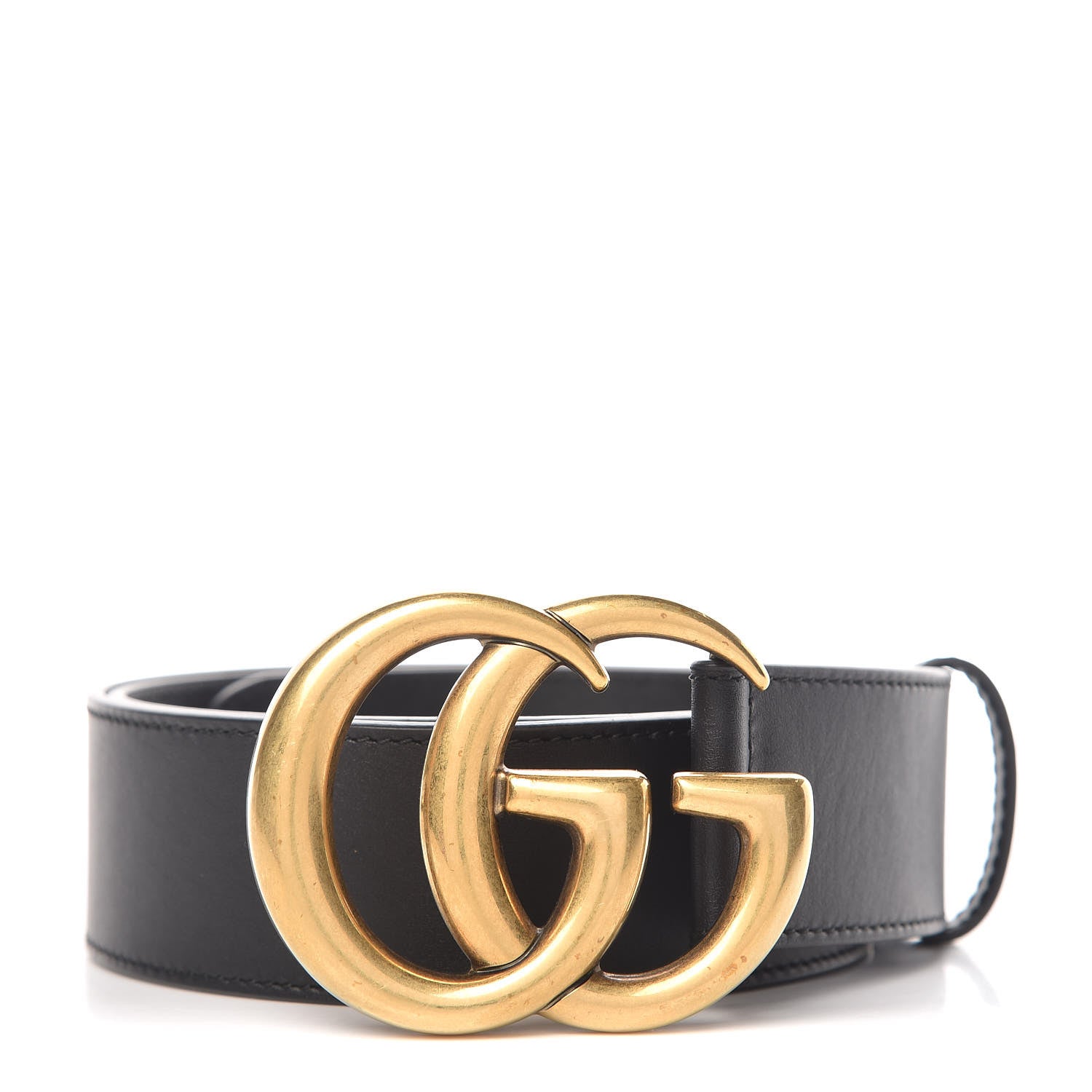 Gucci Calfskin Double G 40mm Belt 85 34 Black 1 of 6