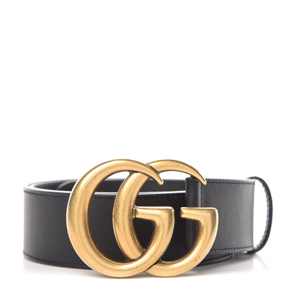 Gucci Calfskin Double G 40mm Belt 85 34 Black 1 of 6