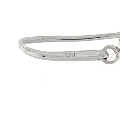 David Yurman Sterling Silver Diamond Mobile Circle Earrings 4 of 4