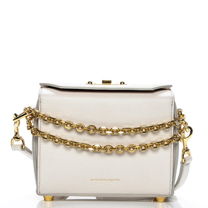 Alexander McQueen Silky Amish Grain Calfskin Box Shoulder Bag 19 Off White 3 of 7
