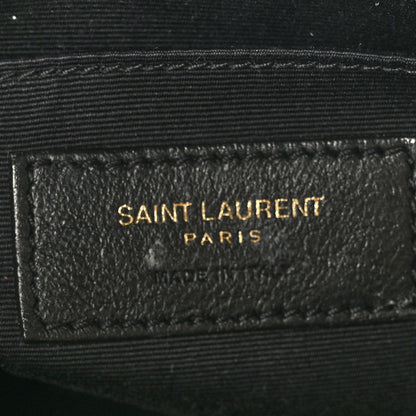 Saint Laurent Calfskin Matelasse Monogram Lou Camera Bag Dark Beige 6 of 9