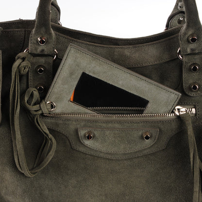 Balenciaga Baby Daim Suede Velo Gris Vison 7 of 15