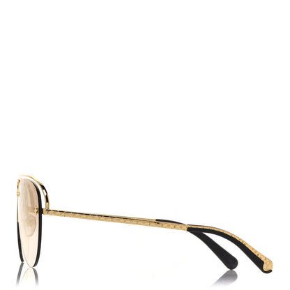 Louis Vuitton Monogram Grease Gradient Sunglasses Z1366W Brown 3 of 9