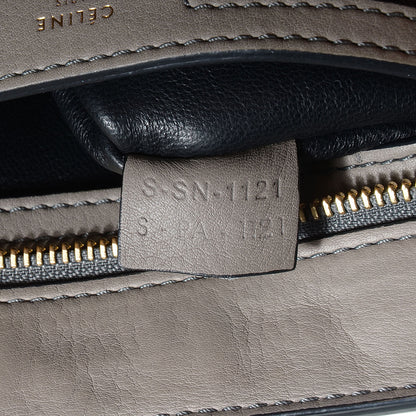 Celine Calfskin Suede Large Trapeze Smoke 7 of 9