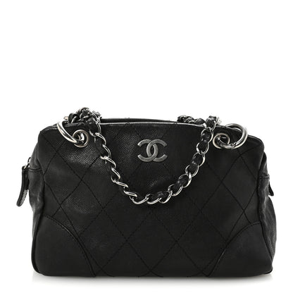 Chanel Distressed Caviar Outdoor Ligne Tote Black 1 of 10