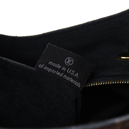 Louis Vuitton Monogram Flower Hobo Black 6 of 12