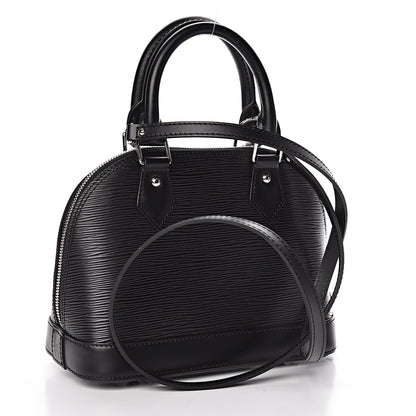 Louis Vuitton Epi Alma BB Black 3 of 10