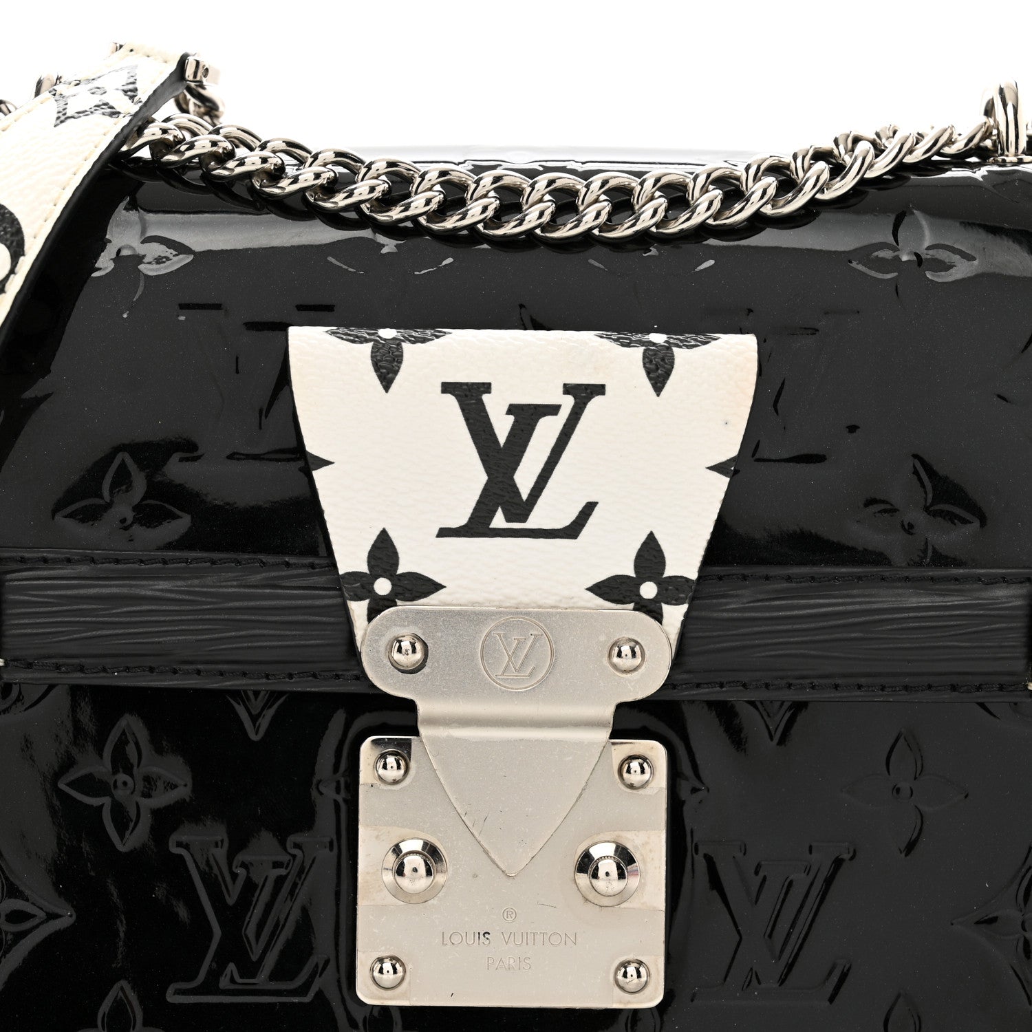 Louis Vuitton Vernis Epi Monogram Wynwood Black White 5 of 9