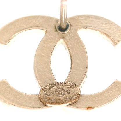 Chanel Crystal CC Earrings Gold 4 of 7
