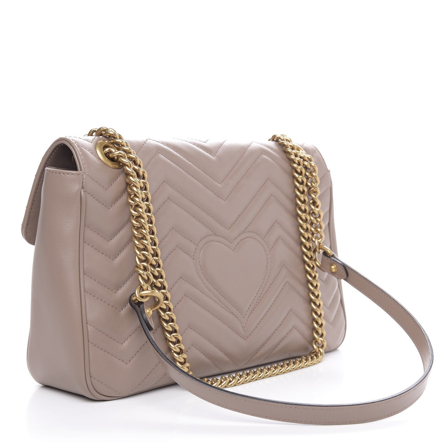Calfskin Matelasse Medium GG Marmont Shoulder Bag Porcelain Rose