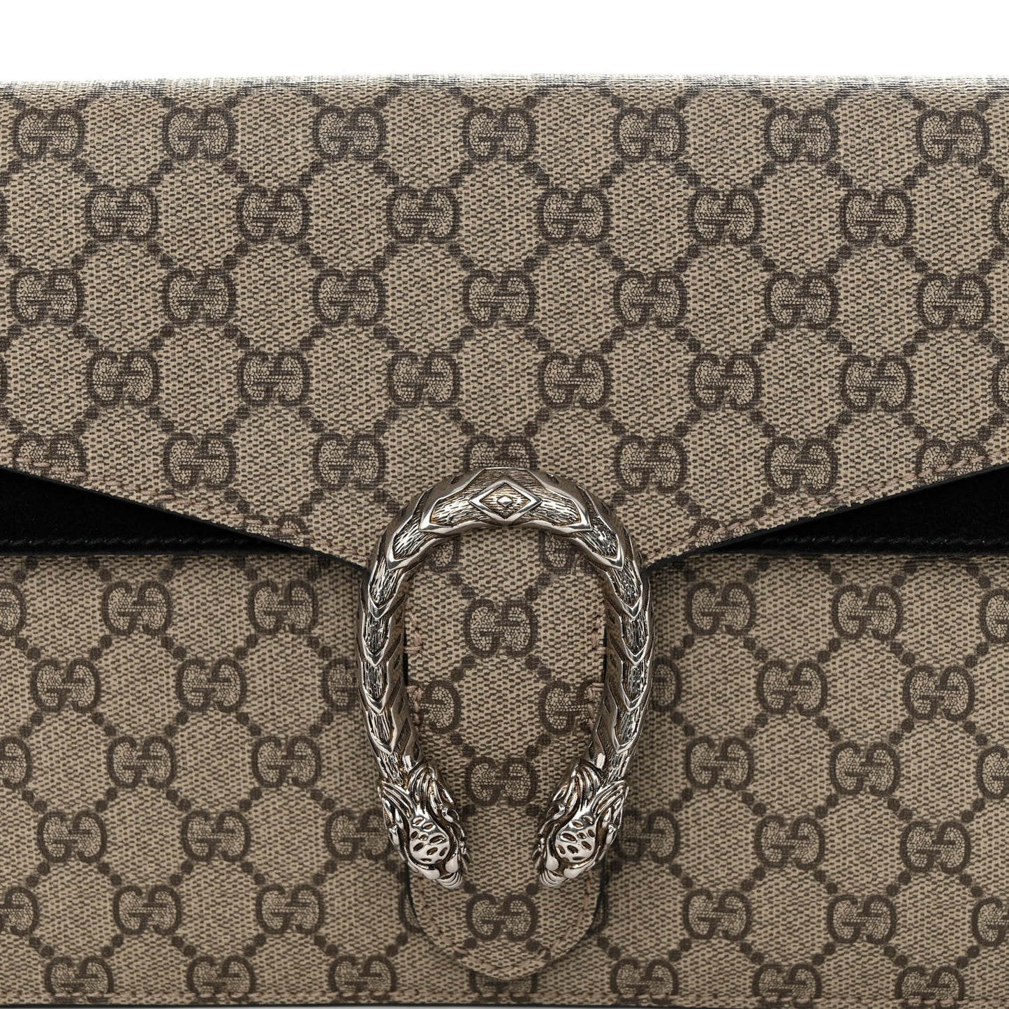 GG Supreme Monogram Dionysus Belt Bag Black