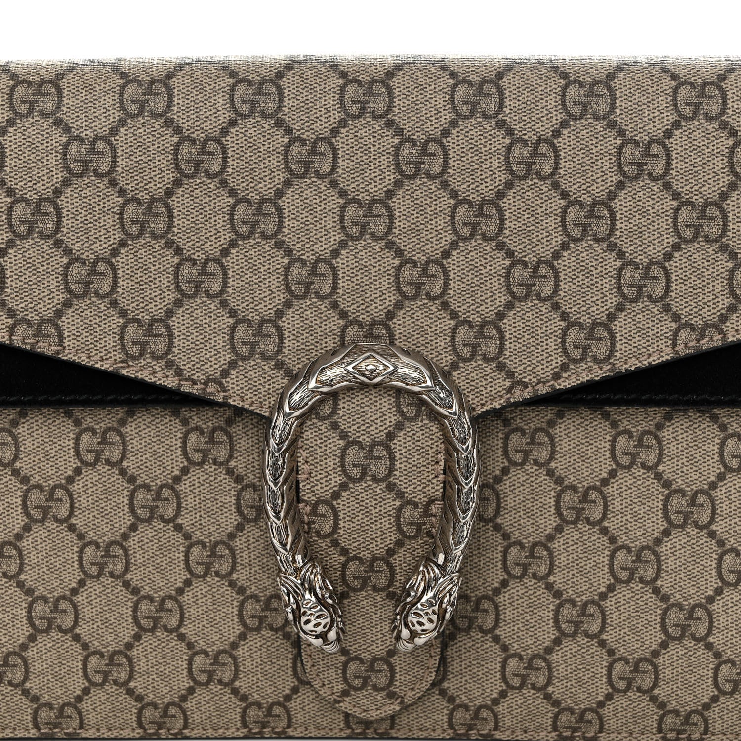 Gucci GG Supreme Monogram Dionysus Belt Bag Black 7 of 9