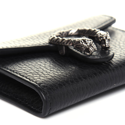 Gucci Calfskin Dionysus Coin Purse Black 7 of 11