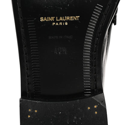 Saint Laurent Nappa Sugar Le Loafer 15 Penny Slippers 40.5 Black 8 of 10