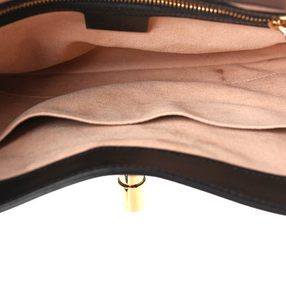 Gucci Boarded Dyana Lux Calfskin Small Jackie 1961 Hobo Black 5 of 10