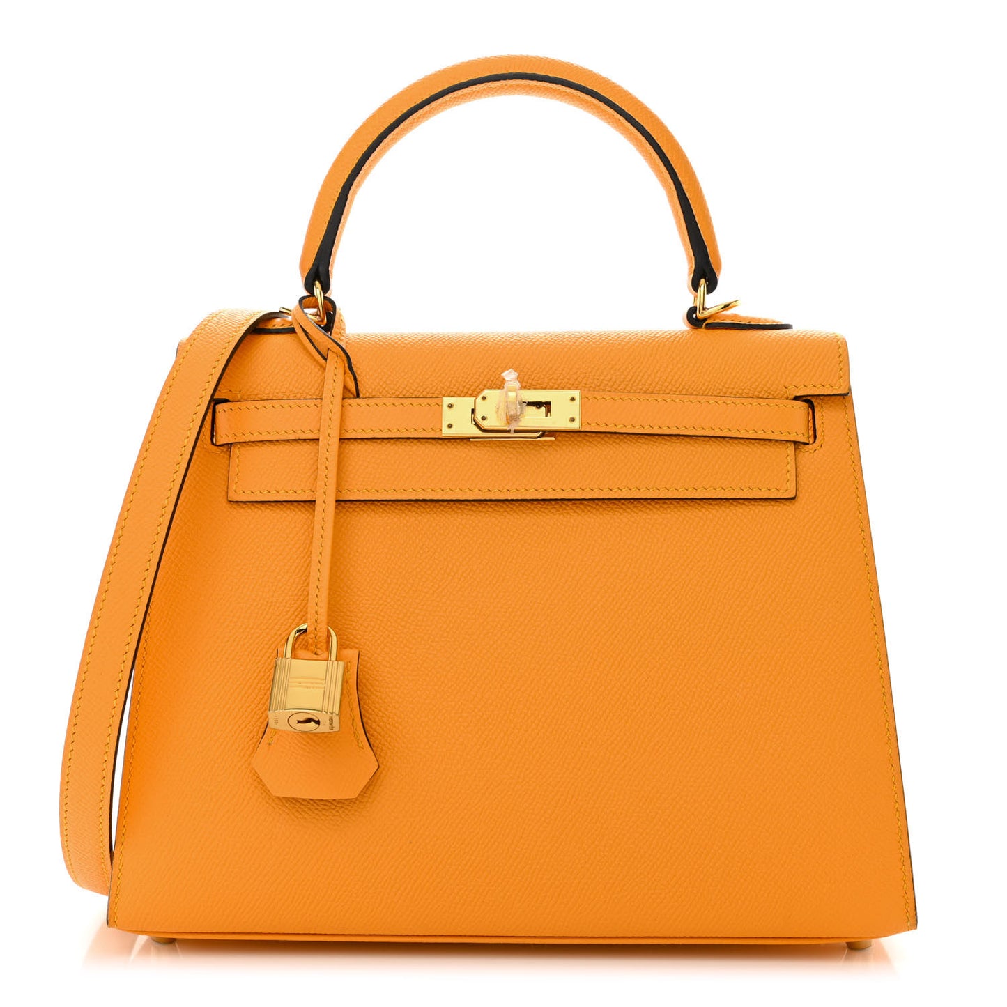 Epsom Horseshoe Kelly Sellier 25 Jaune D'or Feu