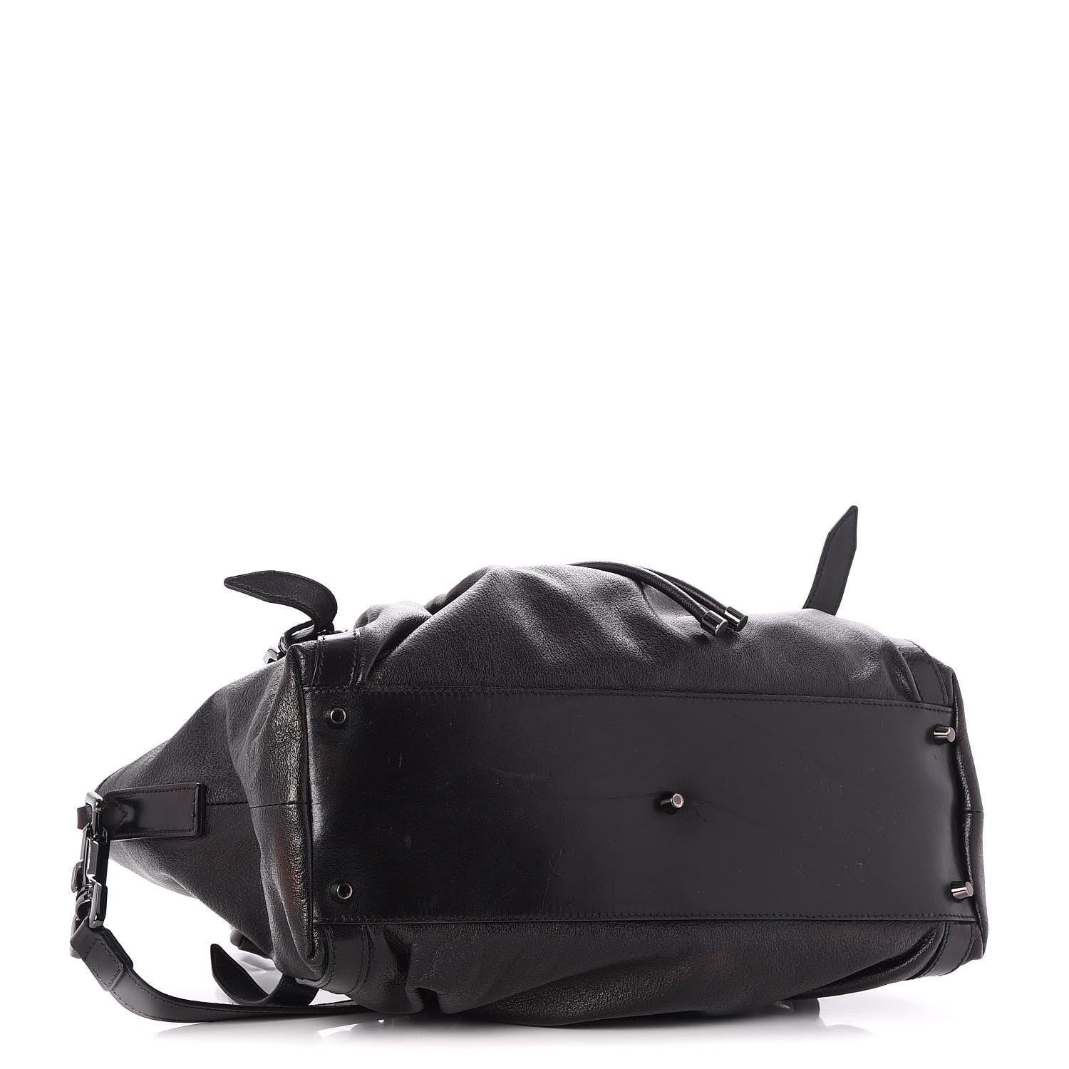 Burberry Calfskin Dallinger Satchel Black 4 of 9
