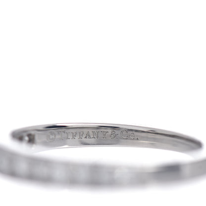 Tiffany Platinum Diamond .25ctw Half Circle Wedding Band Ring 49 5 5 of 5