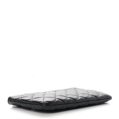 Chanel Caviar Quilted Cosmetic Case Black 4 of 8