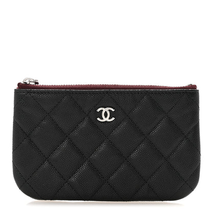 Chanel Caviar Quilted Small Cosmetic Case Black 1 of 8