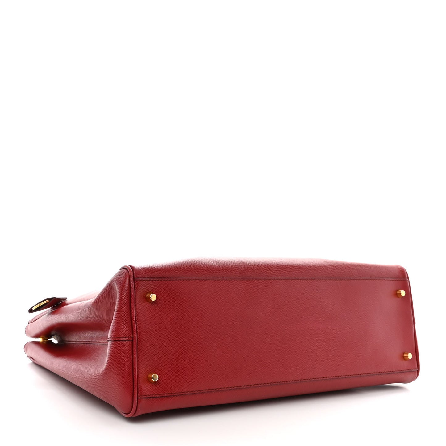 Saffiano Large Galleria Double Zip Tote Fuoco