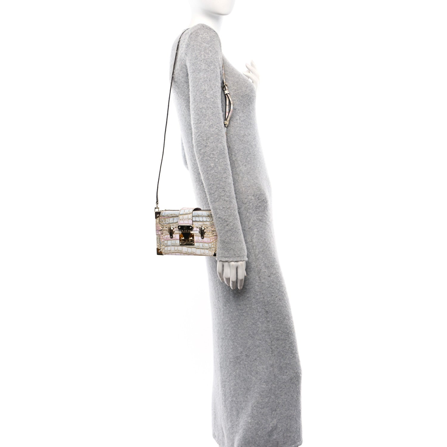 Louis Vuitton Alligator Royal Garden Petite Malle 2 of 10