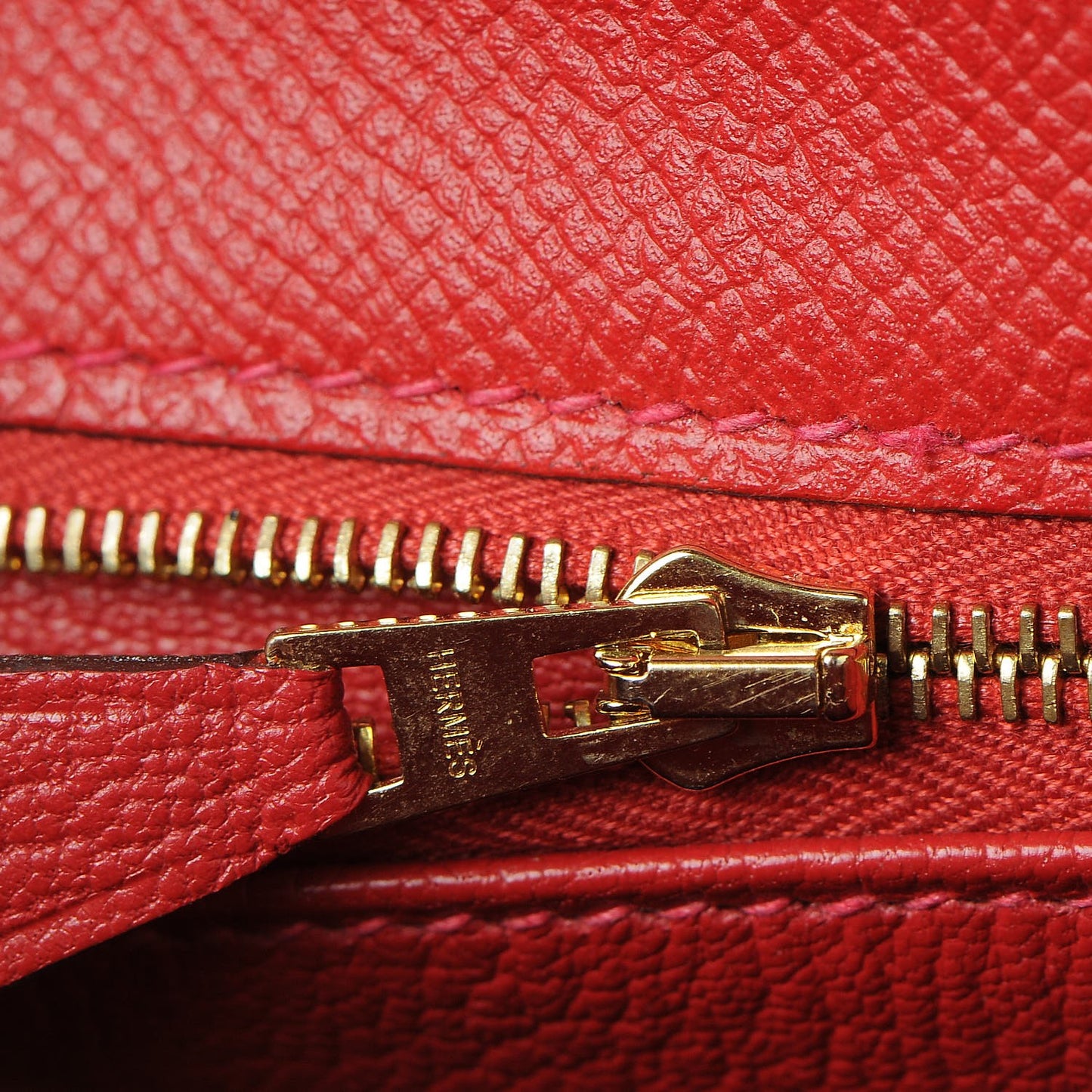 Epsom Horseshoe Kelly Sellier 28 Rouge Casaque Etain