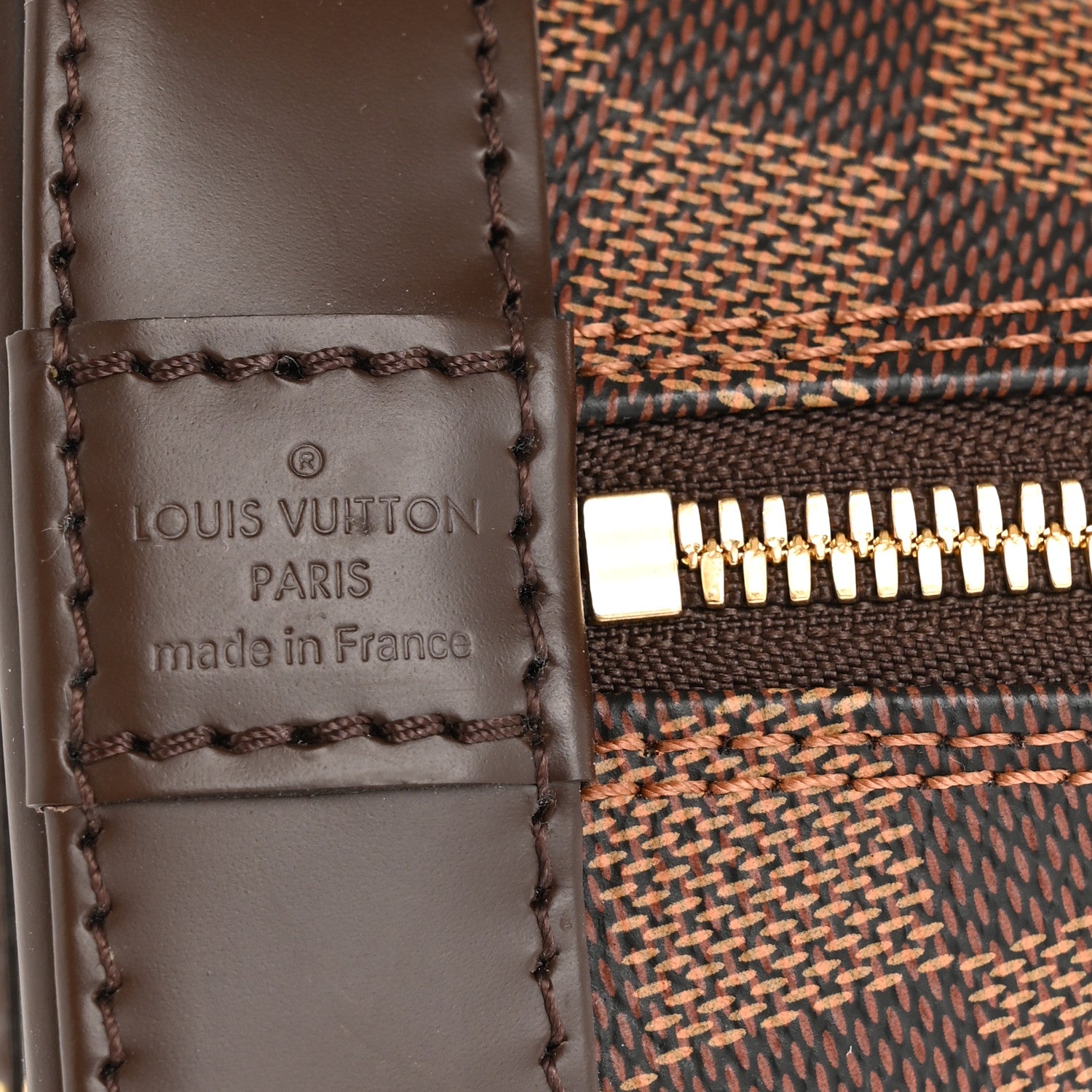 Louis Vuitton Damier Ebene Alma BB 6 of 9
