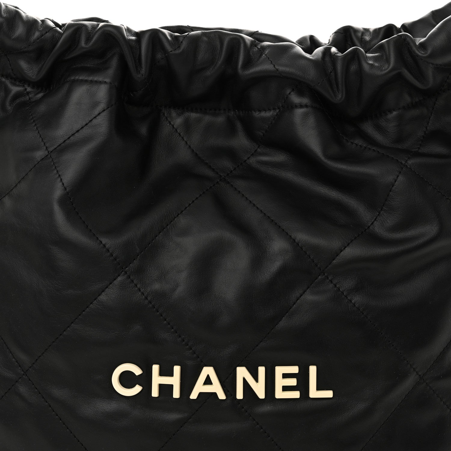 Chanel Calfskin Quilted Small Chanel 22 Black 9 of 11