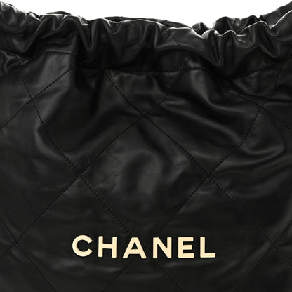 Chanel Calfskin Quilted Small Chanel 22 Black 9 of 11