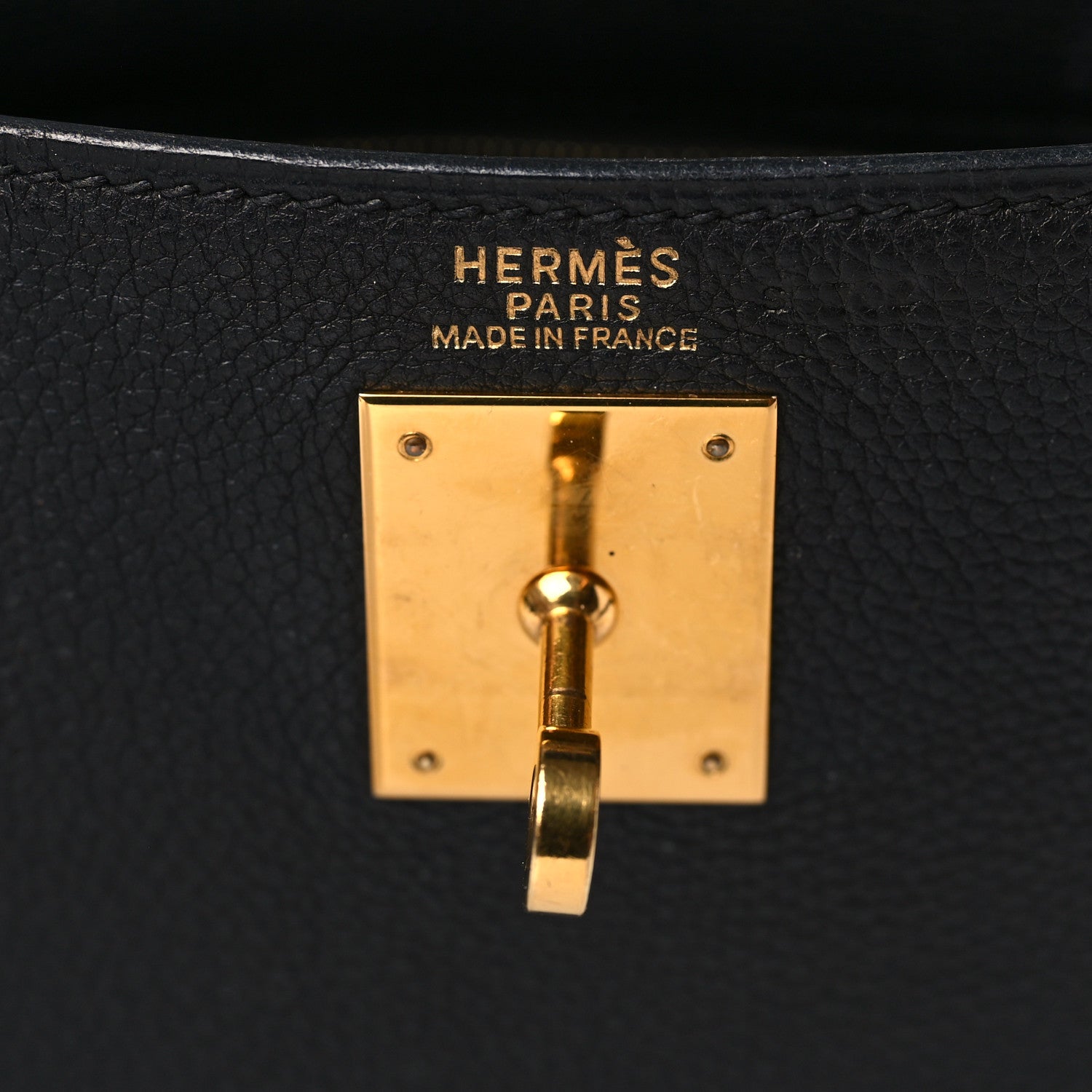 Hermes Togo Kelly Retourne 32 Black 6 of 10