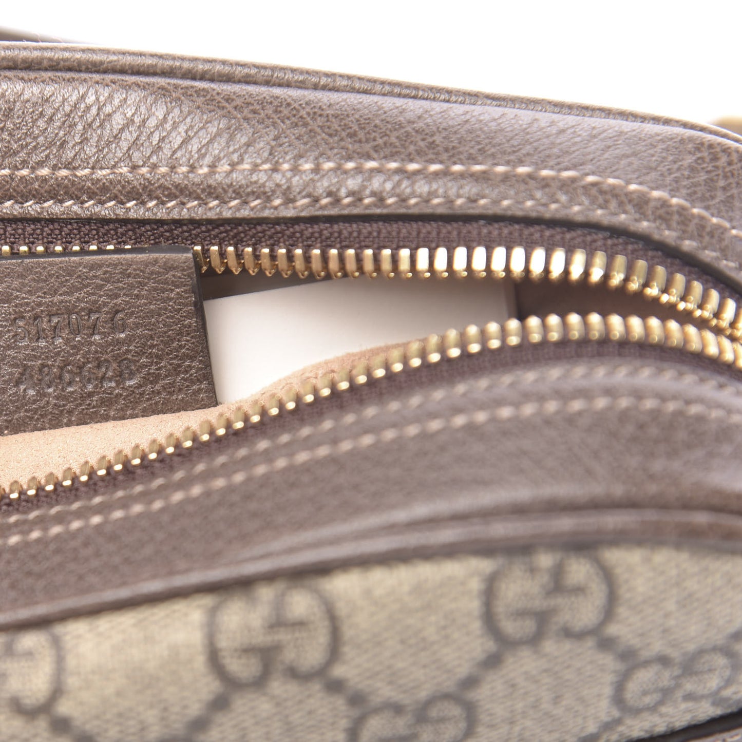 GG Supreme Monogram Web Small Ophidia Belt Bag 75 30 Dark Brown
