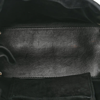 Balenciaga Baby Daim Suede Plate Hardware Papier A6 Zip Around Tote Black 12 of 12