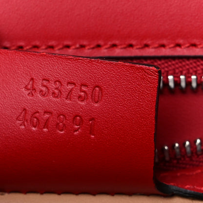 Gucci Calfskin Snakeskin Medium Lilith Top Handle Bag Red 7 of 10