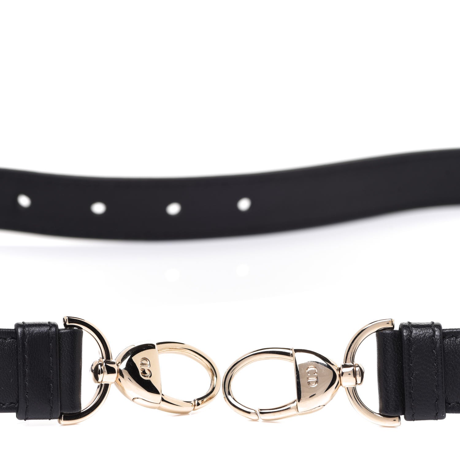 Christian Dior Lambskin Lady Dior Adjustable Shoulder Strap Black 3 of 4
