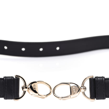 Christian Dior Lambskin Lady Dior Adjustable Shoulder Strap Black 3 of 4