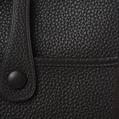 Hermes Taurillon Clemence Evelyne II PM Chocolate 9 of 12