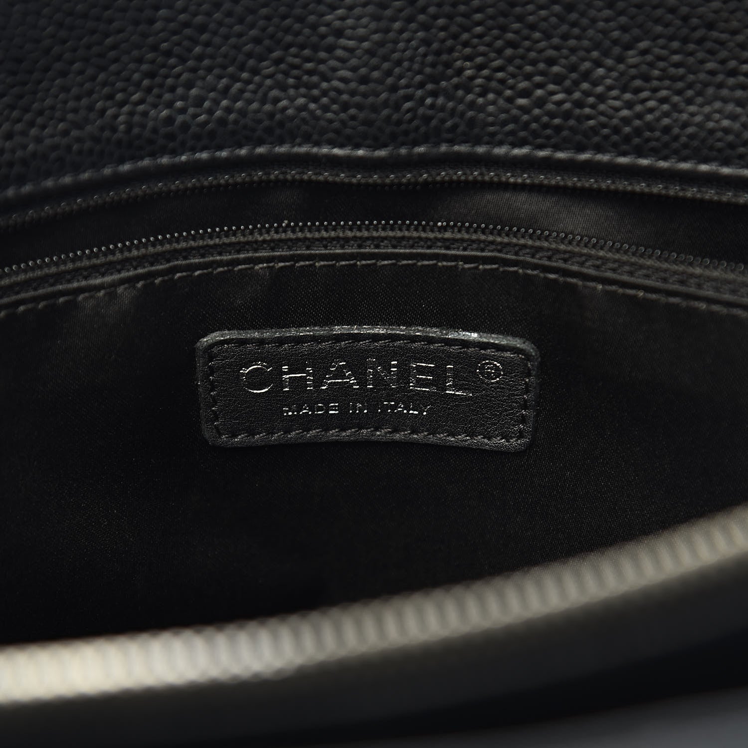 Chanel Caviar Quilted Grand Shopping Tote GST Black 6 of 11