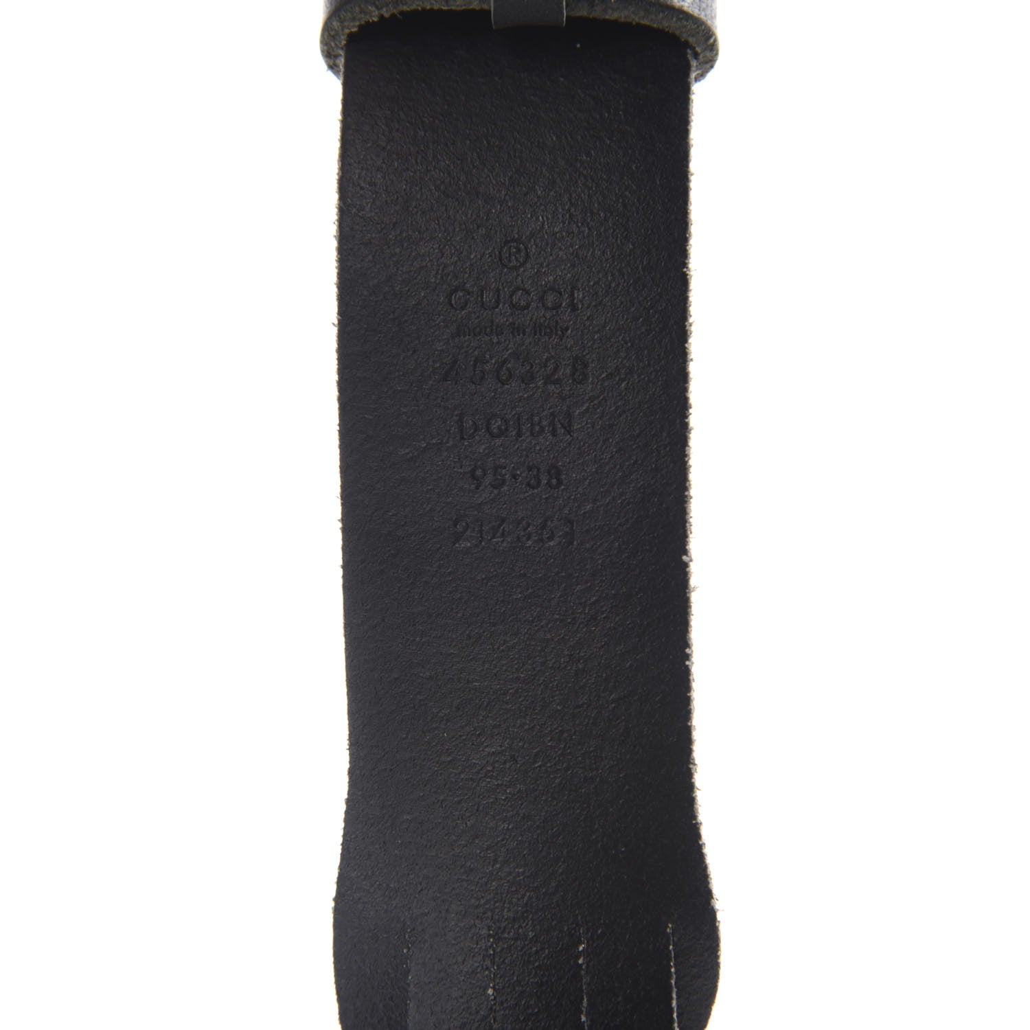 Gucci Calfskin Dionysus Braided Belt 95 38 Black 4 of 4