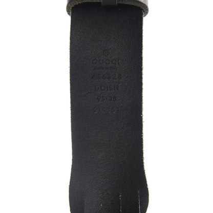 Gucci Calfskin Dionysus Braided Belt 95 38 Black 4 of 4