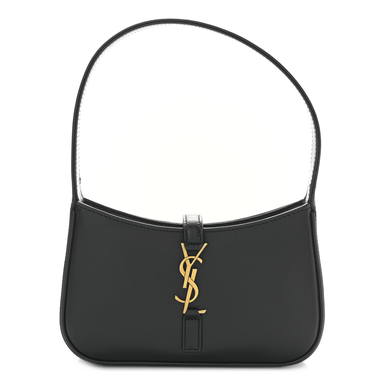 Saint Laurent Smooth Calfskin Le 5 A 7 Mini Hobo Black 1 of 9